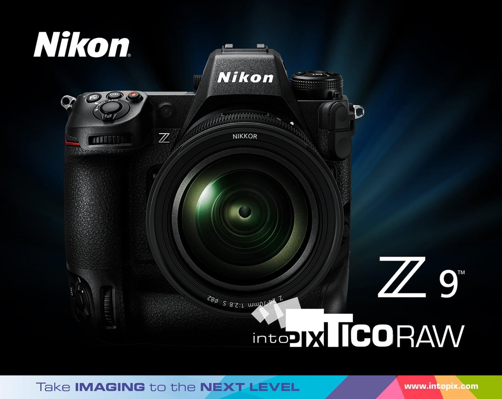 intoPIX TicoRAW 尼康Z 9旗舰无反光镜相机的高效RAW ，增加了技术。